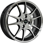 Megami MGM-5 6x15/5x100 D57.1 ET38 BKF