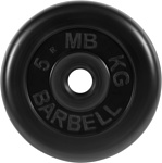 MB Barbell Стандарт 31 мм (1x5 кг, черный)