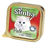 Simba Паштет для кошек Говядина (0.1 кг) 1 шт.