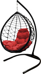 M-Group Капля Лори 11530406 (черный ротанг/красная подушка)