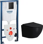 Lauter Sulzdorf + GROHE Solido 38811KF0 + панель GROHE 37131000 (черный с микролифтом)