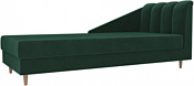 Лига диванов Астер 104512 (правый, велюр, зеленый)