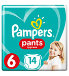 Pampers Pants 6 (16+ кг), 14 шт