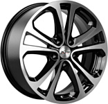 X'trike RST R037 7x17/5x108 D54.1 ET40 BK/FP