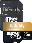 DiGoldy Extreme Pro microSDXC 256GB DG256GCSDXC10UHS-1-ElU3 W