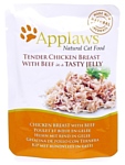 Applaws Cat Pouch Tender Chicken Breast with Beef in a tasty jelly (0.07 кг) 1 шт.