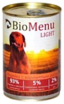 BioMenu (0.41 кг) 1 шт. Light консервы для собак с индейкой и коричневым рисом