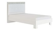 МСТ. Мебель Белла №1.1 1.2 120x200 с мягкой спинкой (рамух белый)