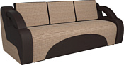Мебель-АРС Статус №1 (рогожка/экокожа, бежевый/коричневый)
