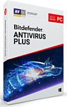 Bitdefender Antivirus Plus 2019 Home (3 ПК, 1 год, продление)