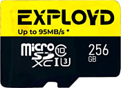 Exployd Premium Series microSDXC 256GB EX256GCSDXC10UHS-1-ELU3 W/A-AD