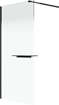 Niagara Nova NG-582-12BLACK 120x200 (черный матовый/стекло белый градиент)