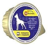 VitAnimals Консервы для собак Говядина с Сердцем (0.125 кг) 16 шт.