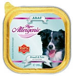ARAS (0.195 кг) 1 шт. Hypo-Allergenic для собак - Страус, индейка и картофель