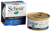 Schesir (0.085 кг) 1 шт. Кусочки в желе. Тунец со снетком. Консервы для кошек