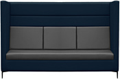 Brioli Дирк трехместный (экокожа, L18-L20 (синий, серые вставки)