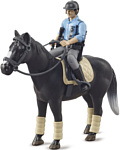 Bruder Фигурка полицейского с лошадью 62507