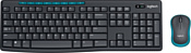 Logitech Wireless Combo MK275 black-Blue USB