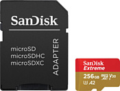 SanDisk Extreme microSDXC SDSQXAV-256G-AN6MA 256GB (с адаптером)