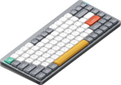 NuPhy Air75 V2 Lunar Gray Gateron Low Profile Brown 2.0 (без кириллицы)