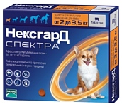Фронтлайн (Merial) НексгарД Спектра собаки 2-3.5 кг