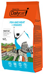 DailyCat (10 кг) Adult Fish and Meat + Veggies