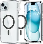 Spigen Ultra Hybrid (MagFit) для iPhone 15 ACS06804 (серый)