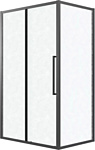 Grossman Cosmo 110x70x195 120.K33.02.1170.21.02 (черный матовый/шиншилла стекло)