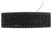 Gembird KB-8320-BL black PS/2