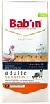 Bab'in (3 кг) Selective Adulte Sensitive Poulet