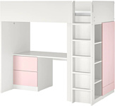 Ikea Смостад 200x90 (белый, бледно-розовый) 294.374.35