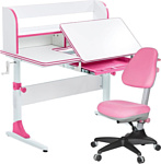 Anatomica Study-100 Lux + органайзер с розовым креслом KD-2 (белый/розовый)