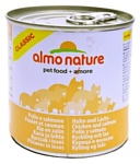 Almo Nature Classic Adult Cat Chicken and Salmon (0.28 кг) 6 шт.