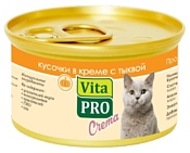 Vita PRO (0.085 кг) 1 шт. Crema Кусочки в креме с тыквой