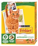 Friskies Для домашних кошек с курицей и садовой зеленью (0.3 кг)