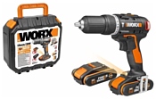 Worx WX367 2.0Ач х2 кейс