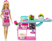 Barbie Флорист с цветочным магазином GTN58