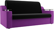 Лига диванов Сенатор 100715 100 см (черный/фиолетовый)