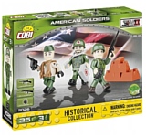 Cobi Small Army World War II 2026 Набор фигурок американских солдат с аксессуарами