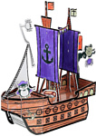 Miniso Пиратский корабль 8550 (с 5 цветными маркерами)