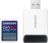 Samsung PRO Ultimate SDXC 512GB (с кардридером)