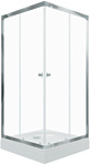 Triton Вента Хром А1 100х100 (прозрачное стекло)