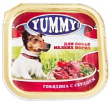 Yummy Говядина с сердцем для собак консервы (0.1 кг) 1 шт.