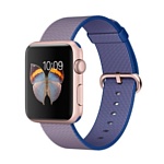 Apple Watch Sport 38mm Rose Gold with Royal Blue Woven Nylon (MMFP2)