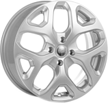 K&K Lada Vesta КС869 6.5x16/4x100 D60.1 ET50 Сильвер