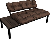 M-Group Дачный со столиком 12160605 (коричневая подушка)