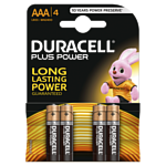 DURACELL Plus Power AAA 4 шт.