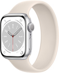 Apple Watch Series 8 LTE 45 мм (алюминиевый корпус, спортивные силиконовые ремешки S/M + M/L)