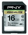 PNY Pro-Elite SDHC class 10 UHS-I U1 16GB