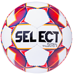 Select Futsal Talento 11 (3 размер, белый/красный/оранжевый)